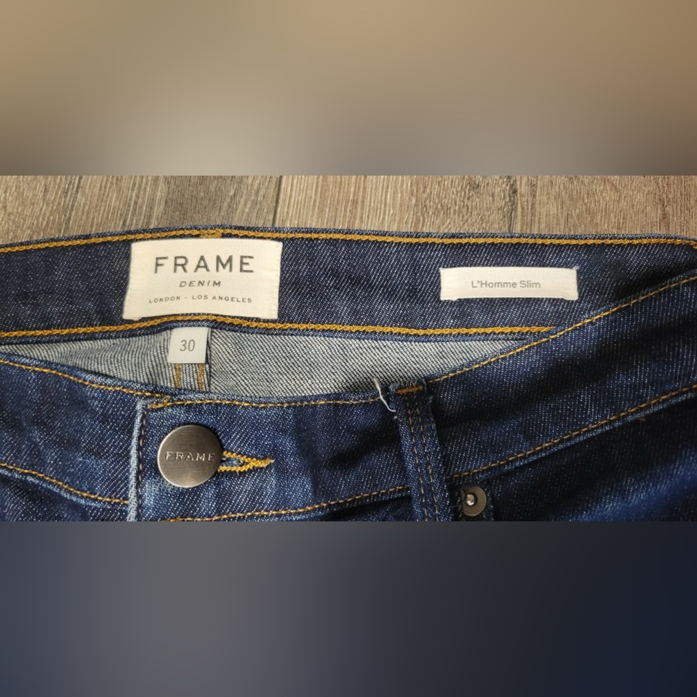 Frame Denim Size 30 L’Homme Slim Jeans - Coltswold - Picture 4 of 8